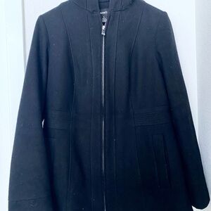 Avanti Black Trench Coat